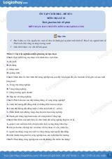 Đề thi học kì 2 Địa lí 10 KNTT - Đề số 1